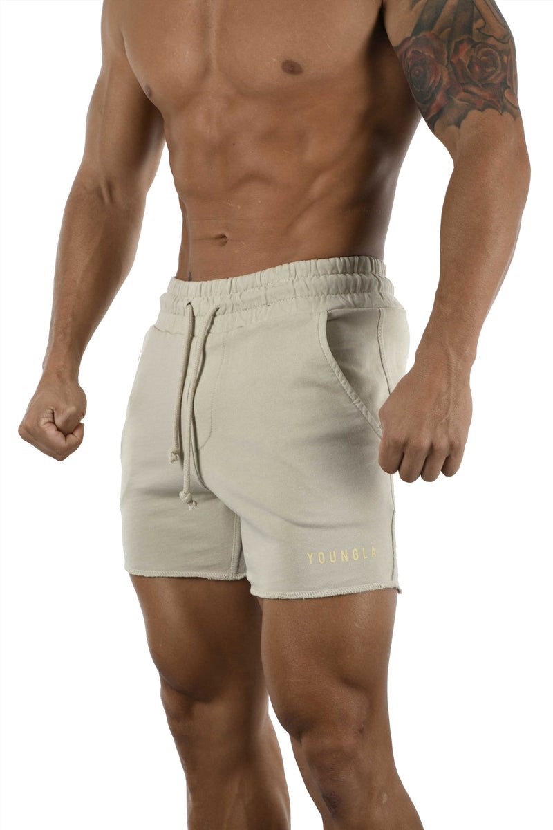 YoungLA 103 Shorts Pigment Washed Lichtturkoois | 5897630-PV