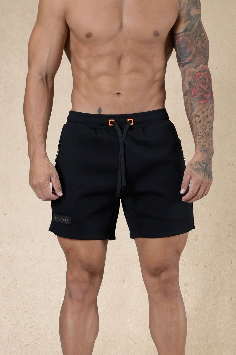 YoungLA 108 Elevate Shorts Zwart | 9684510-BS