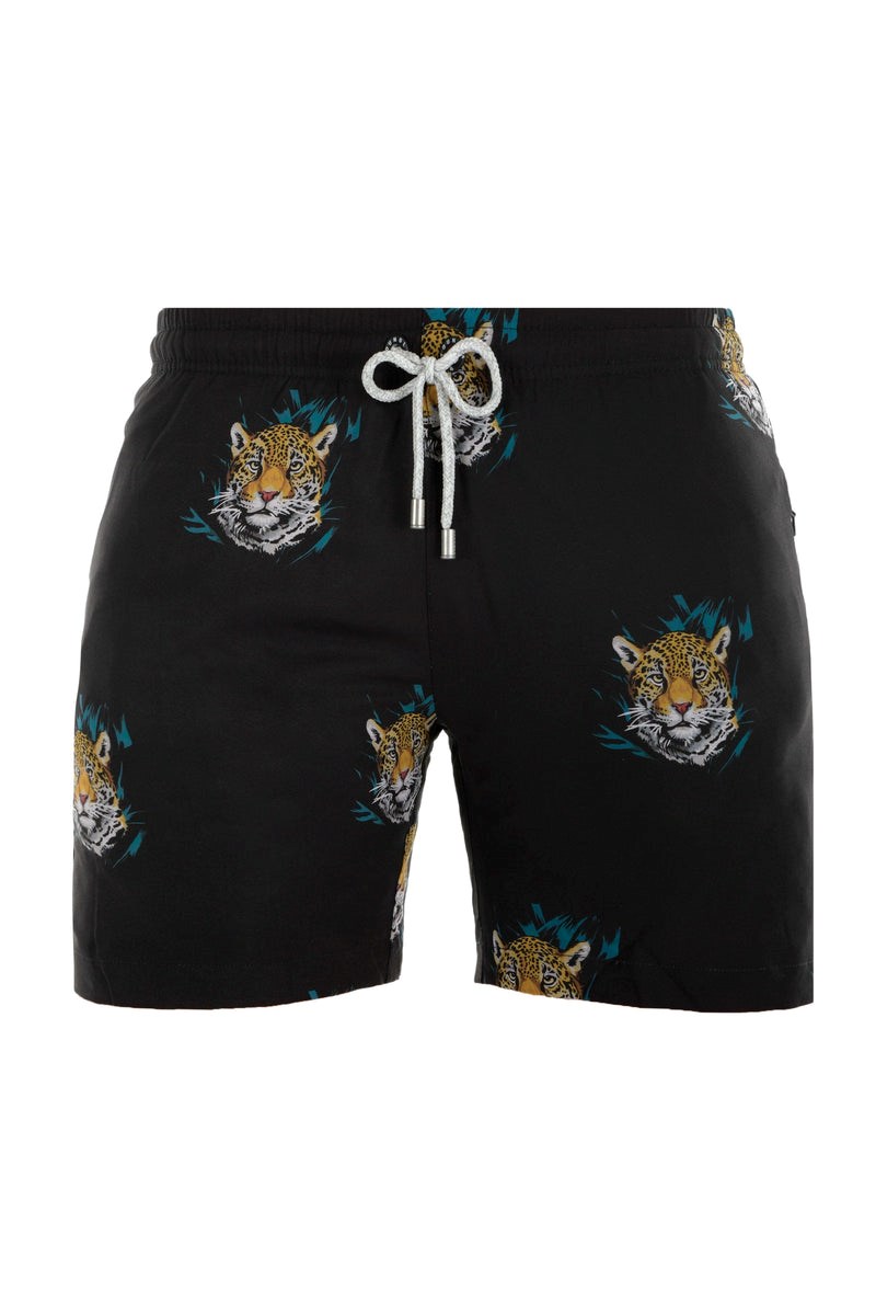 YoungLA 128 Abstract Swim Shorts \'22 Disguised Tiger | 5031486-NS