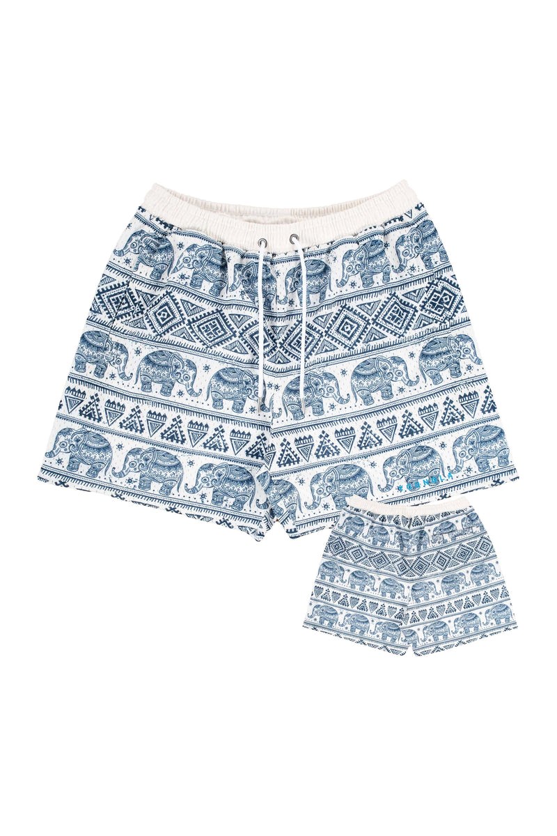 YoungLA 150 After Party Shorts Tribal Elephants | 5627430-PL