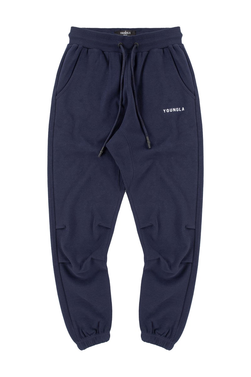 YoungLA 210 Kick-Back Joggers Donkerblauw | 0264937-ZJ