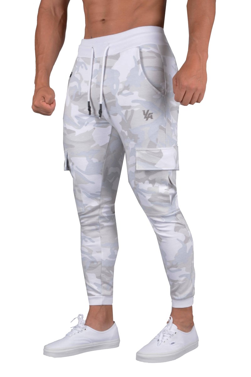 YoungLA 225 Superlative Joggers Wit Camo | 8074159-ZR