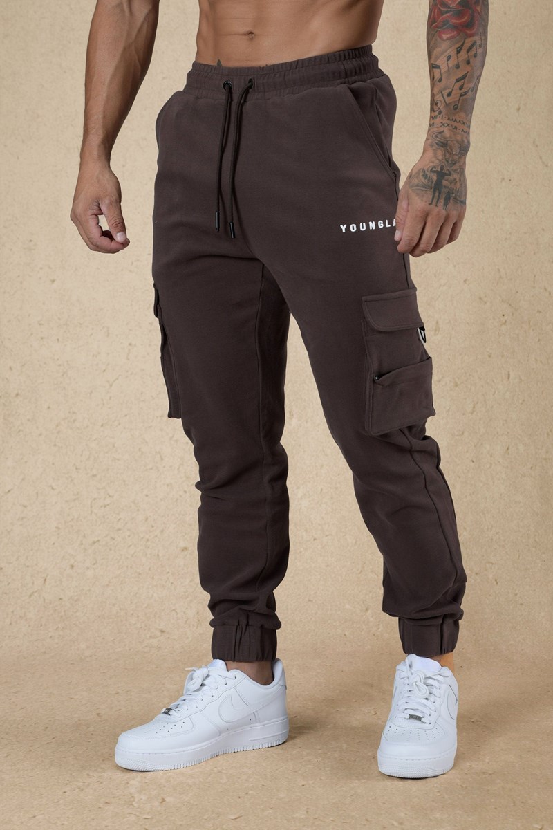 YoungLA 240 Cloud Rambo Joggers Chocola | 4358061-MN