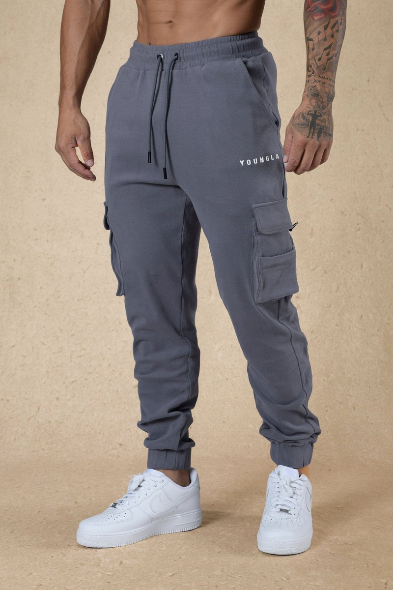 YoungLA 240 Cloud Rambo Joggers Grijs | 9582701-NZ