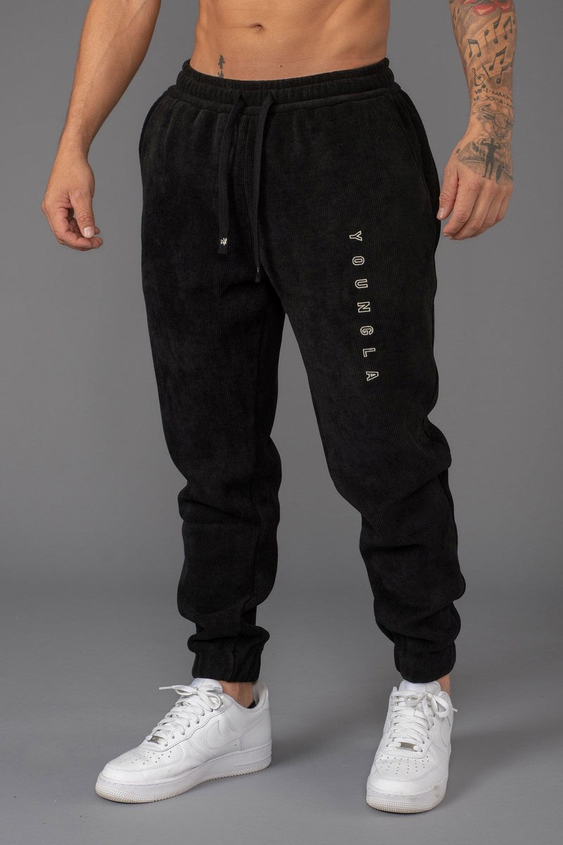 YoungLA 244 Aspen Joggers Zwart | 3801724-YM