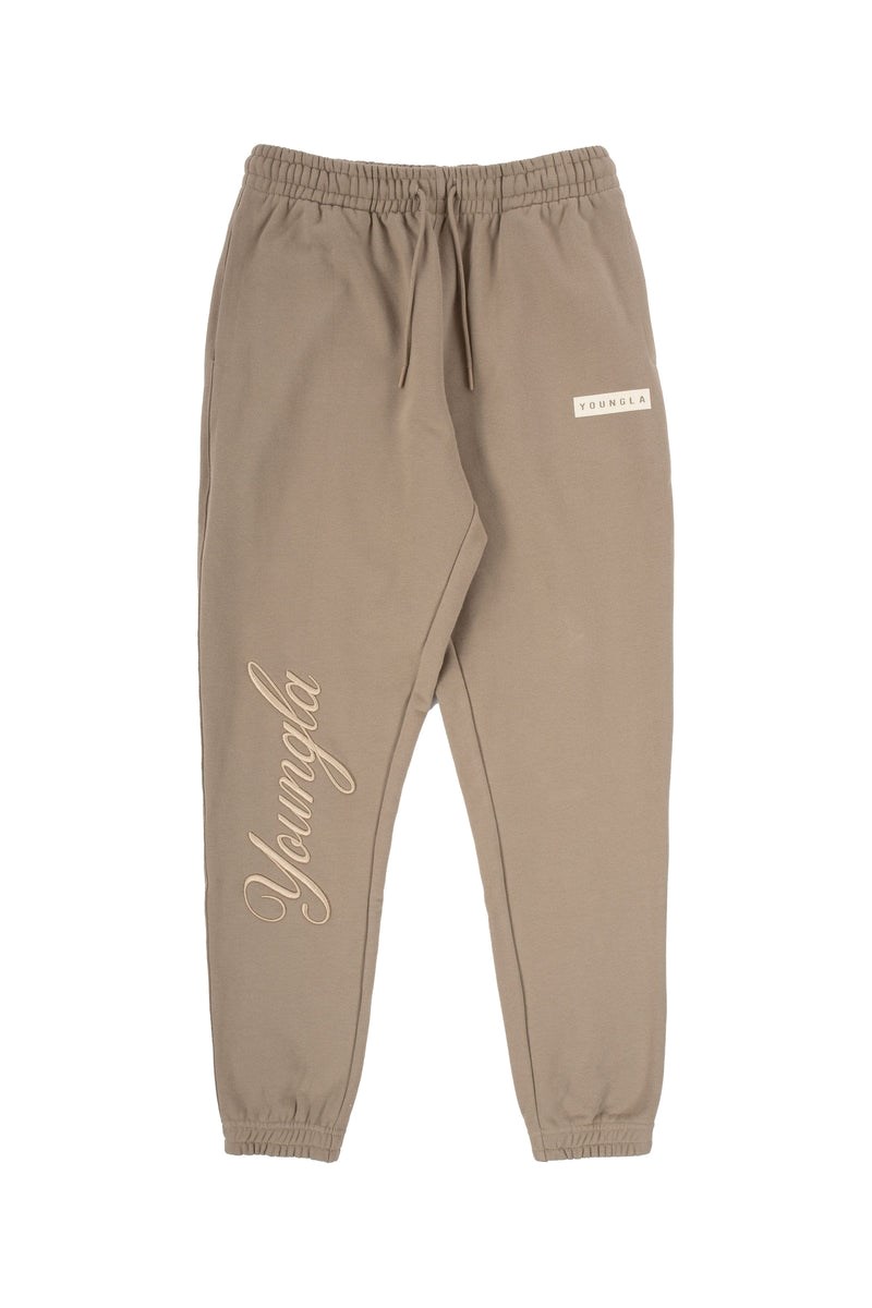 YoungLA 245 Autograph Joggers Khaki | 4856193-KZ