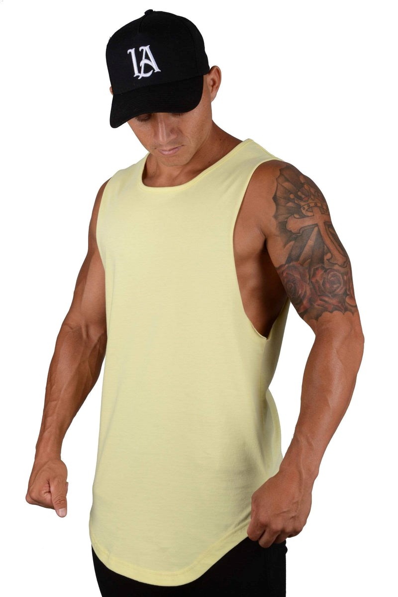 YoungLA 308 Muscle Tanks Geel | 8210967-TQ