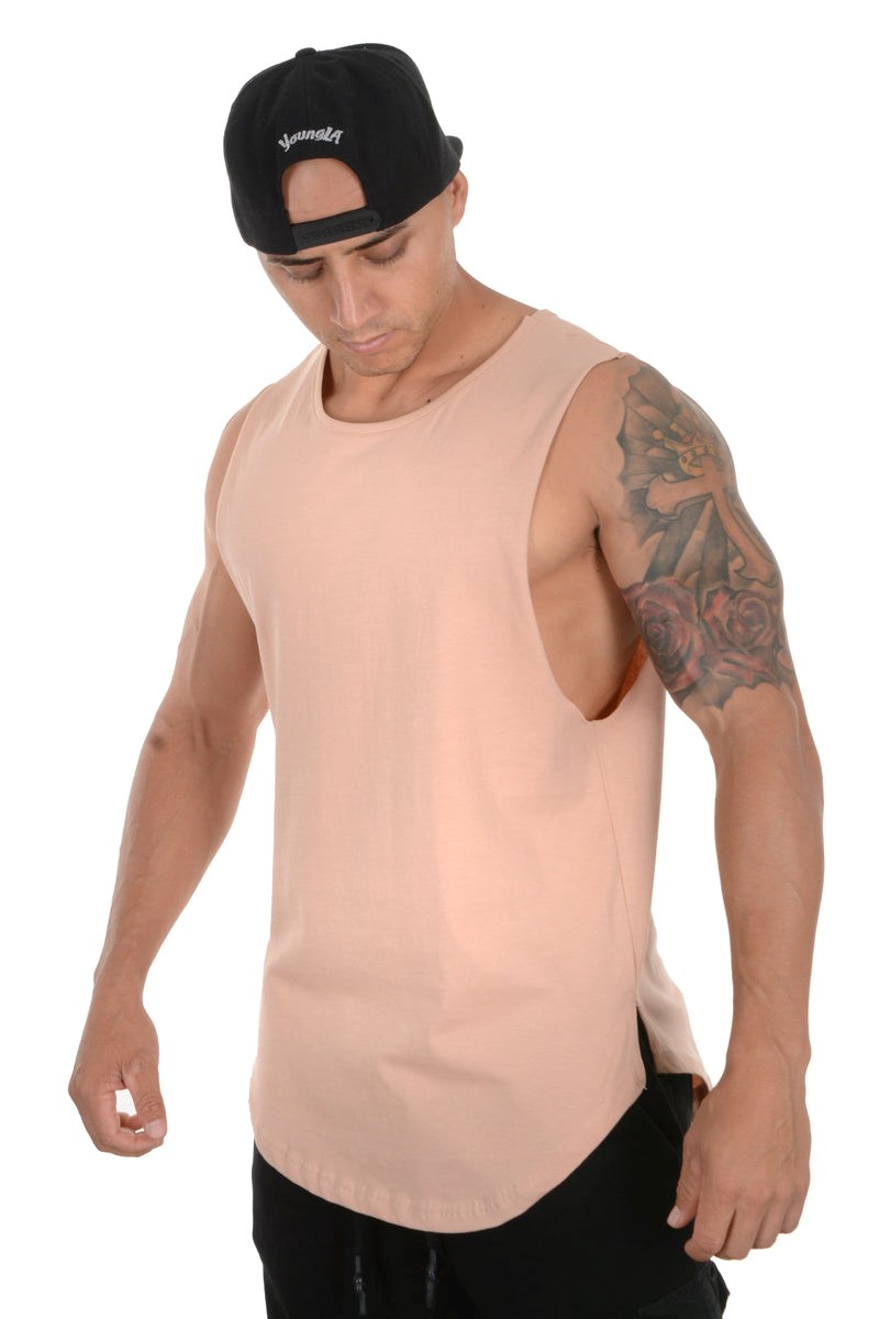 YoungLA 308 Muscle Tanks Salmon | 7890451-OB