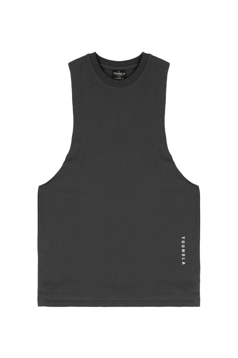 YoungLA 317 Delt Tanks Charcoal | 9387620-JG