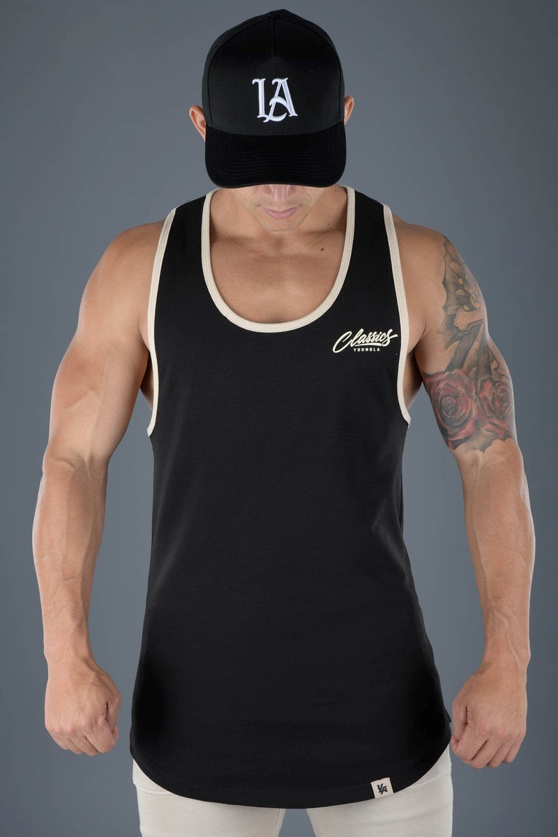 YoungLA 324 Classics Stringer Tank Zwart | 1207549-SA