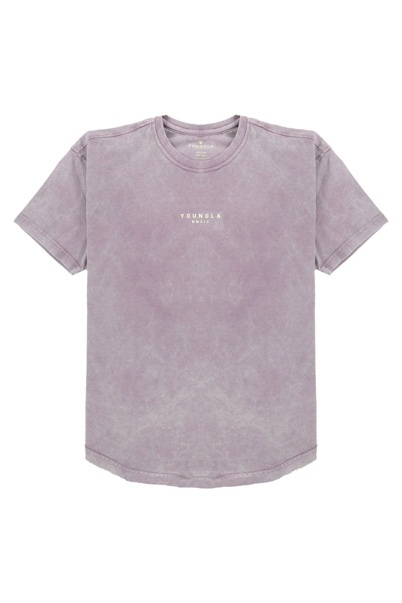 YoungLA 405 Tee Wavy Collecties Lavendel Lichtturkoois | 0712839-AH