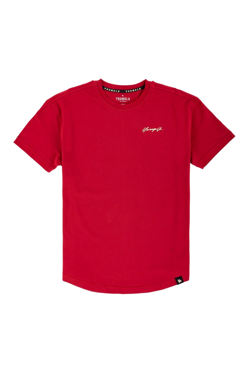 YoungLA 408 Autobiography Tees Rood | 8537961-ZC