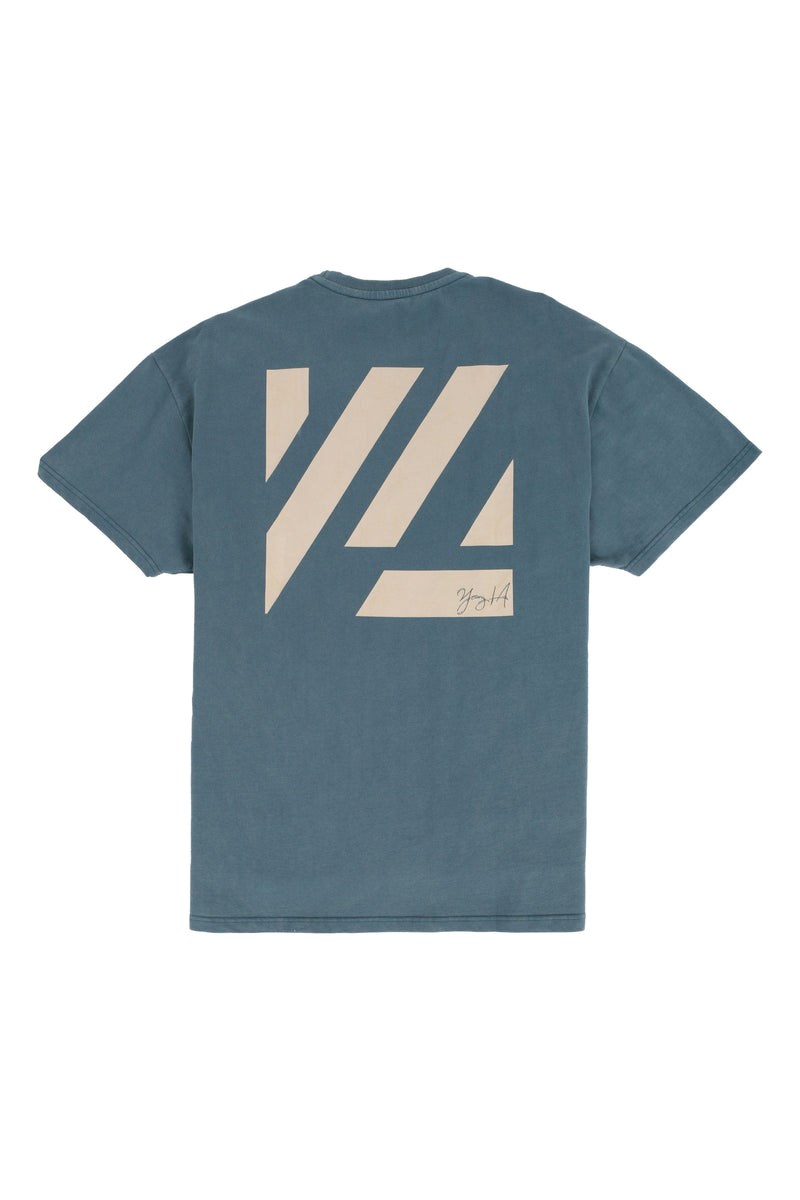 YoungLA 413 Oversized Bloc Shirts Teal Washed | 1687032-CD