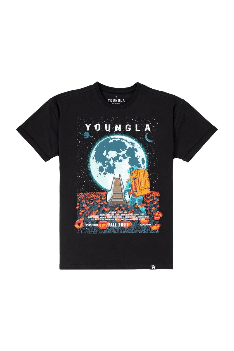 YoungLA 438 Motion Picture Tees Moon Escalator | 9342718-HT