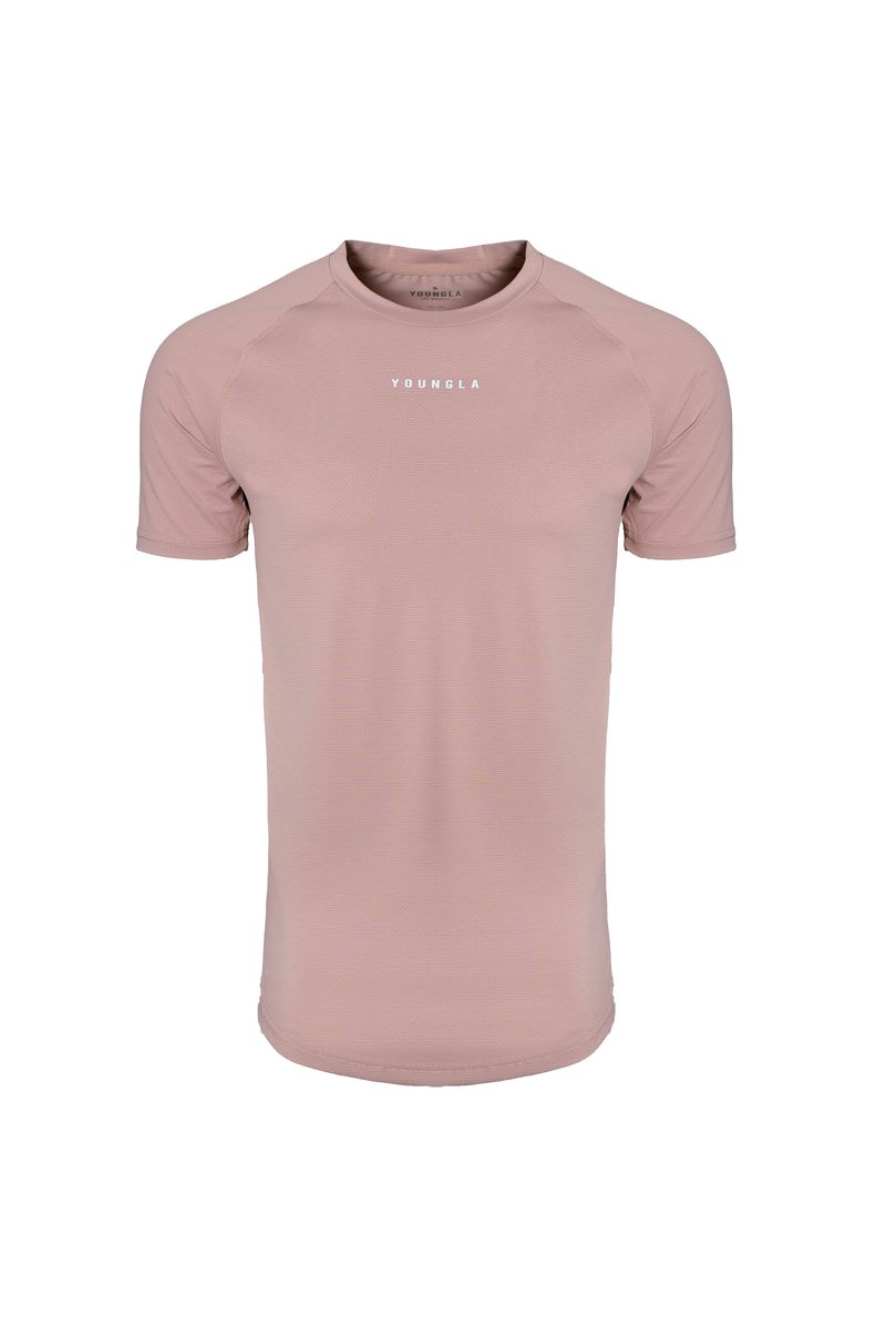 YoungLA 440 Performance Line Kort Sleeve Shirts Salmon | 6241978-PH