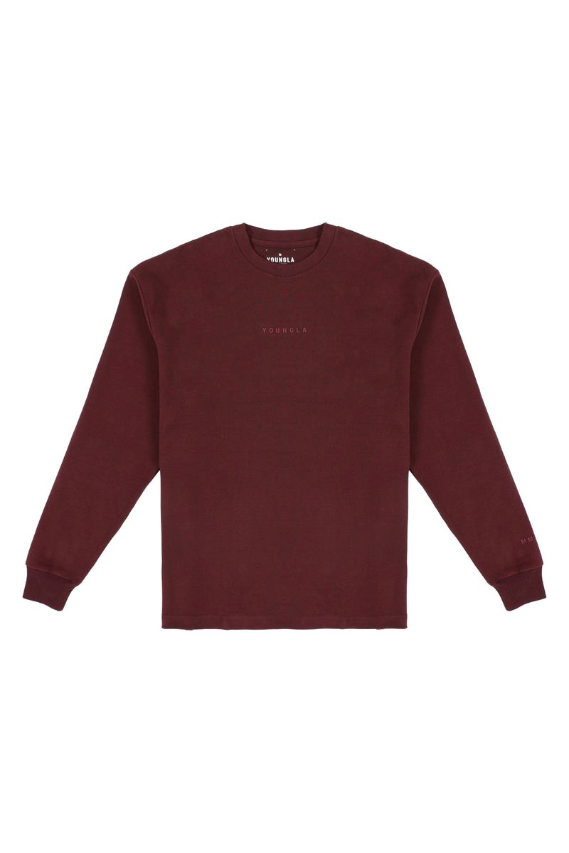 YoungLA 450 Cloud Foam Long Sleeves Wine | 3271865-AD