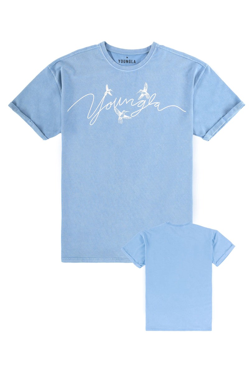 YoungLA 452 The Flock Tees Hummingbird Signature | 3095268-EL