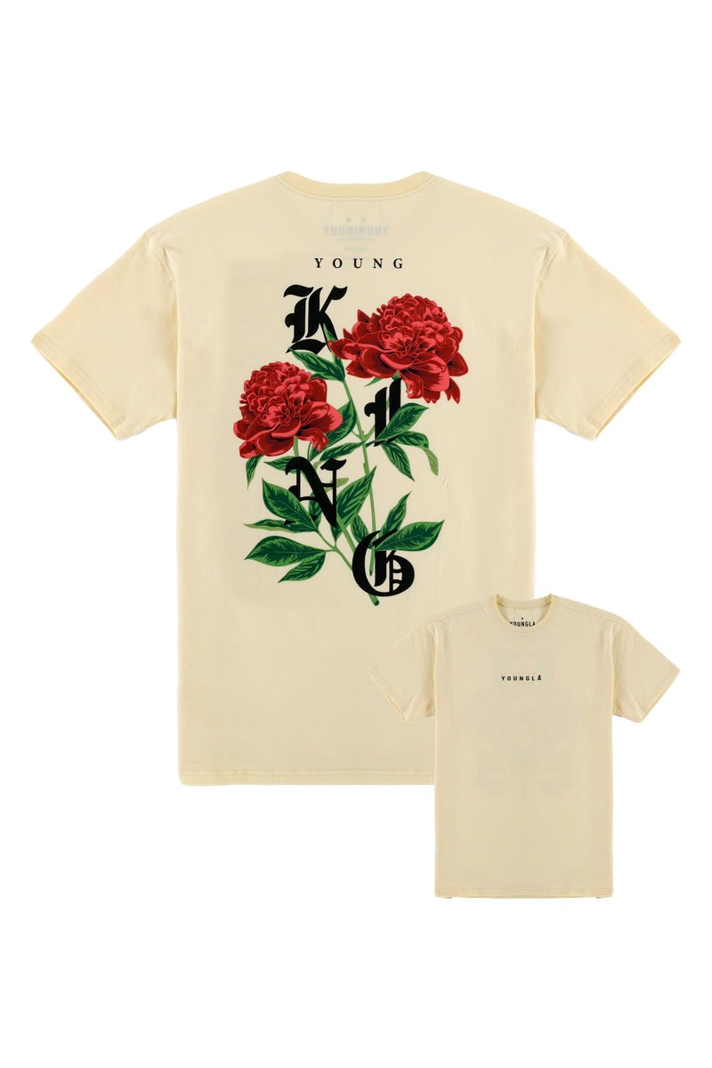 YoungLA 453 Young King Tees Off-White | 2089614-JD