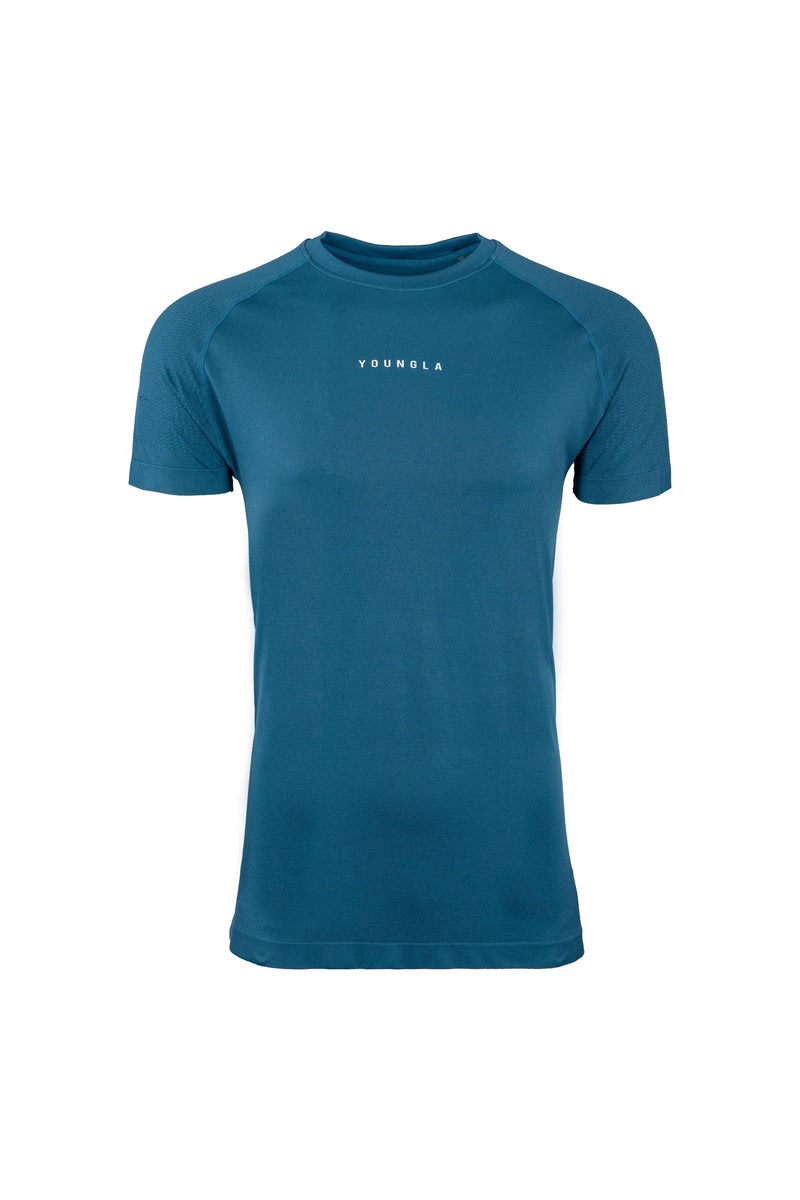 YoungLA 454 New Gen Compression Tee Teal | 8517294-IL