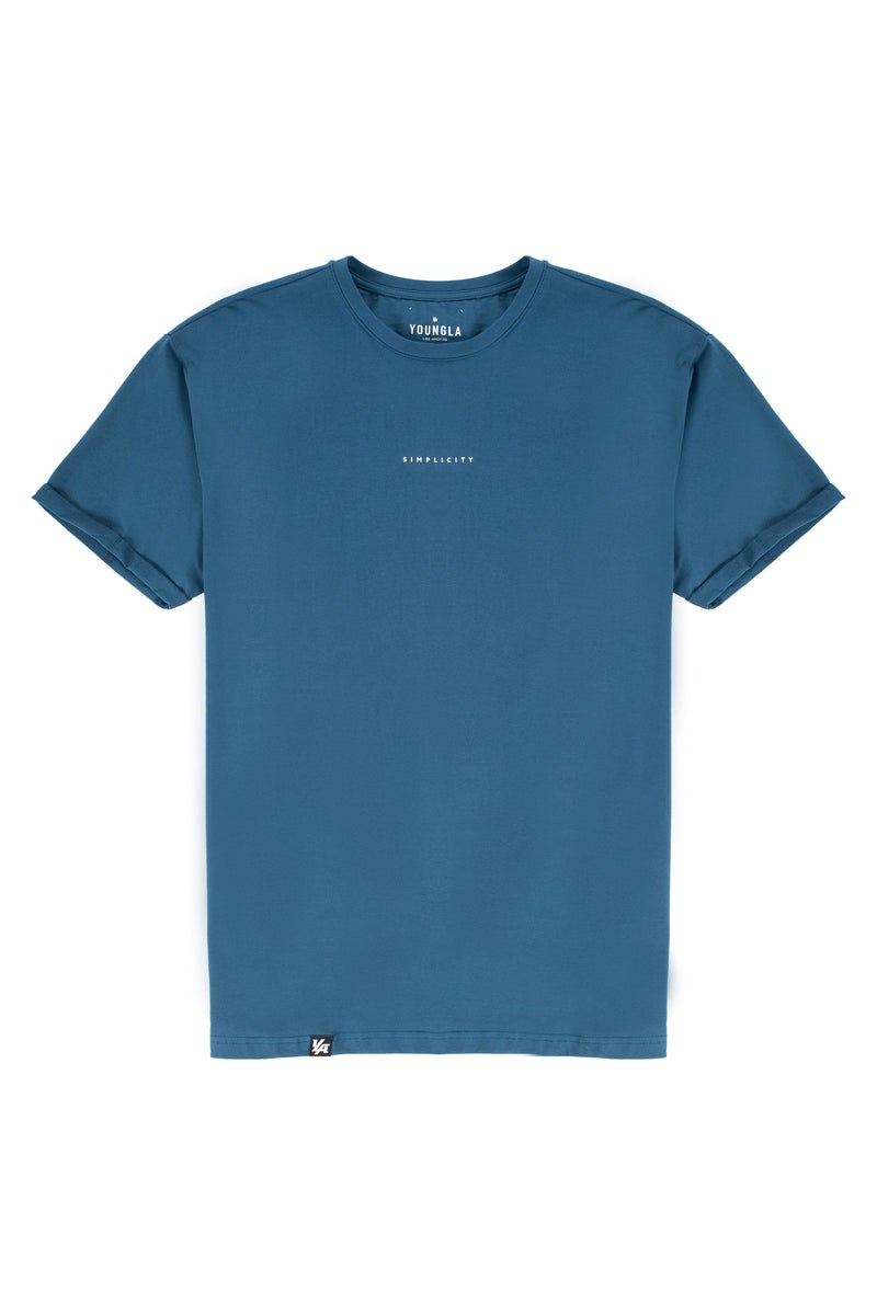 YoungLA 456 Simplicity Tees Teal | 3096285-YE