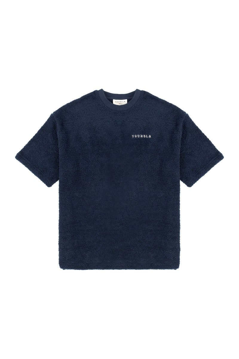 YoungLA 457 Cozy Tees Donkerblauw | 9864502-VB