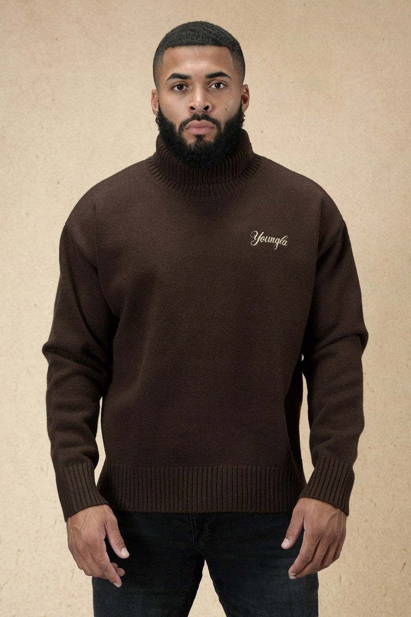 YoungLA 512 Royalty Sweaters Hot Fudge | 1793856-VR