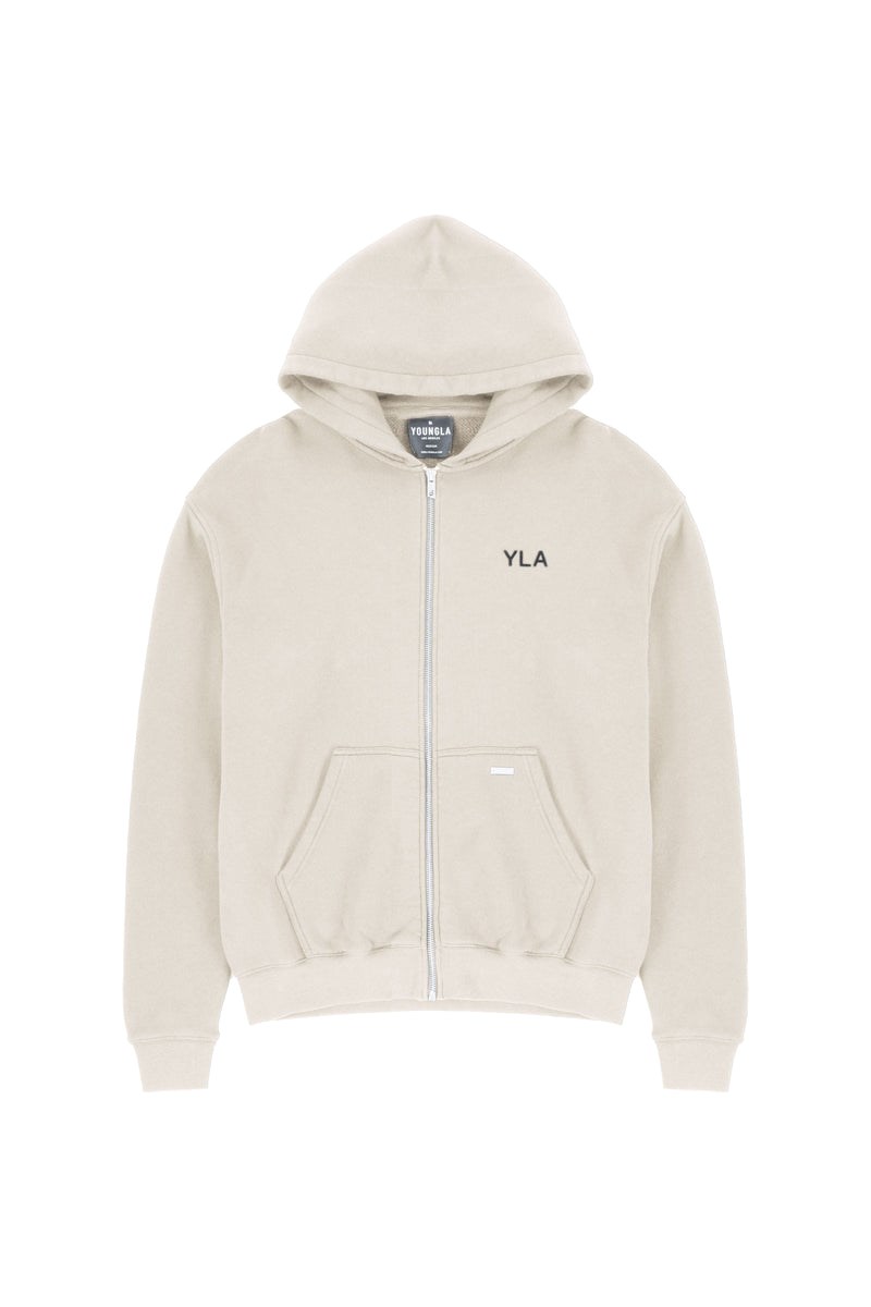 YoungLA 515 Monarch Zip-up Hoodie Lichtturkoois | 4189037-CY