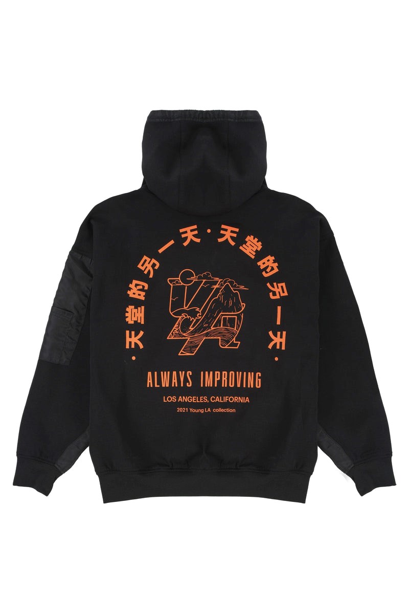 YoungLA 521 Goat Hoodies Zwart | 2710435-GL