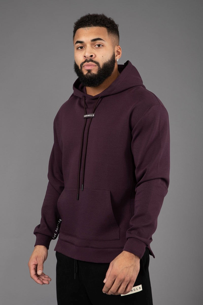 YoungLA 542 Pro-Tech hoodies Paars | 2510734-ZK