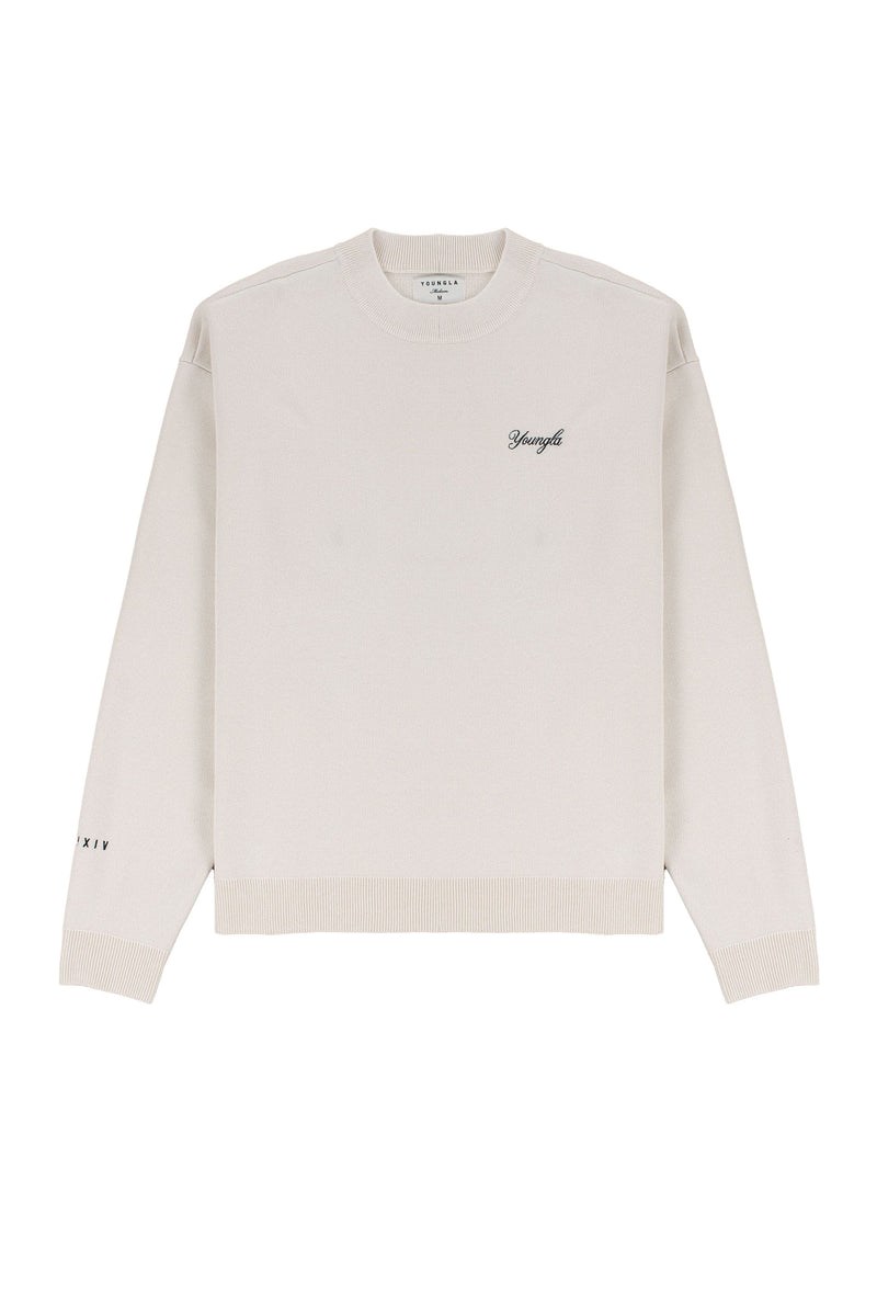 YoungLA 543 Essex Sweaters Off-White | 6715309-FN