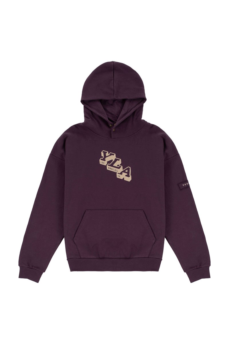 YoungLA 551 Campus Hoodies Plum Perfect | 9843270-VO