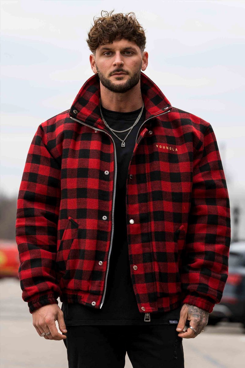 YoungLA 563 Kingpin Jackets Rood | 9052147-OC