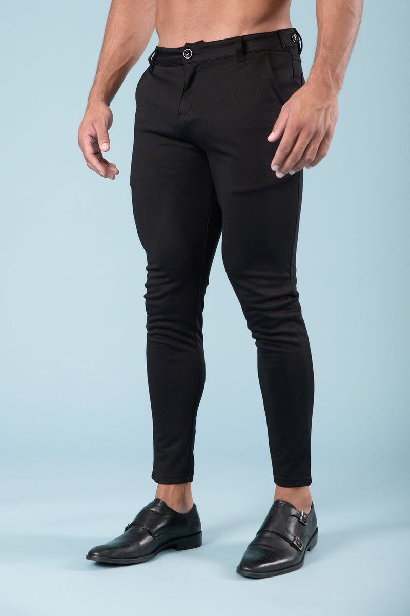 YoungLA 614 Dapper Jurken Pants Zwart | 6078135-SH