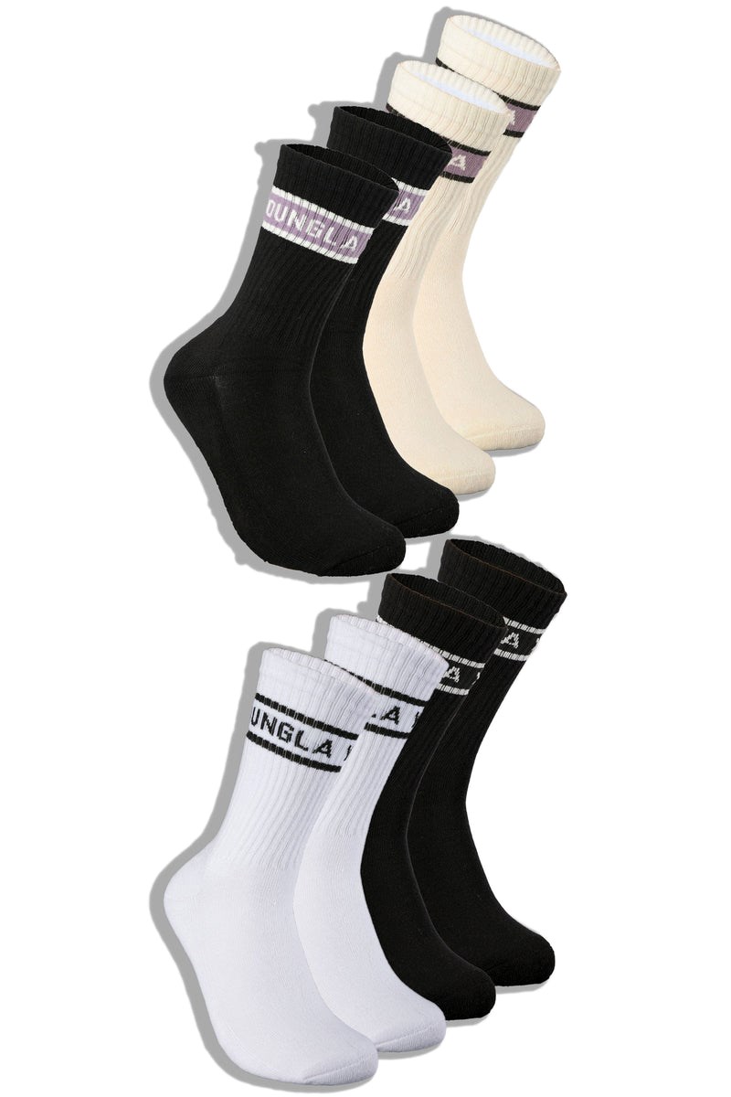 YoungLA 712 High Top Socks 4-Pack 4 Color | 6871249-TG