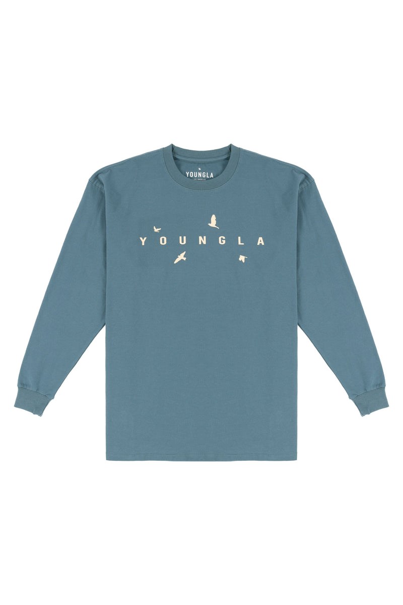 YoungLA 811 Liberty Long Sleeves Teal | 8713960-SN