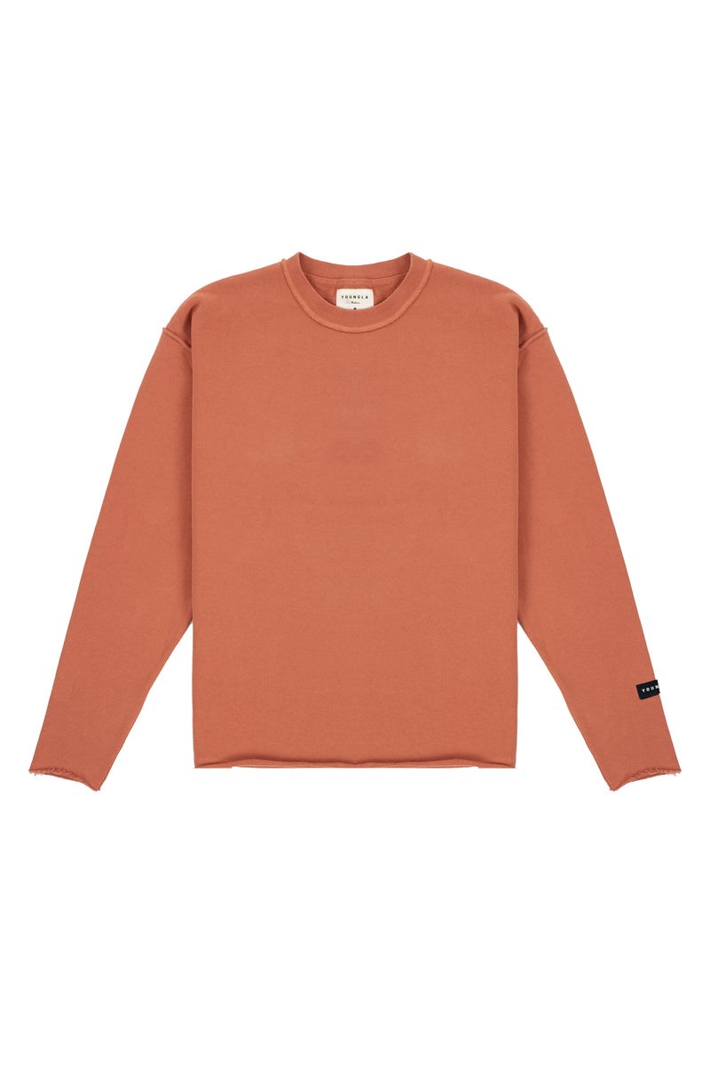 YoungLA 821 Anarchy Crewnecks Oranje Lichtturkoois | 6371954-RP