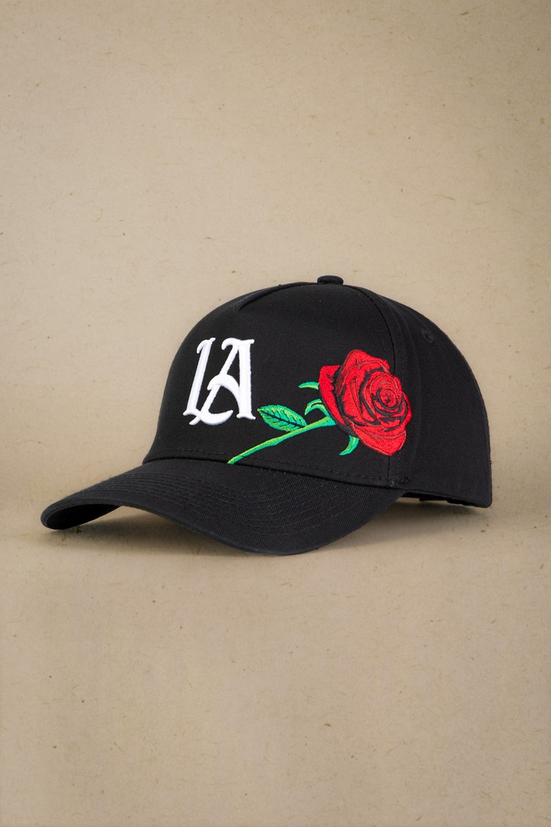 YoungLA 927 Rose Hats Zwart | 0317495-TZ