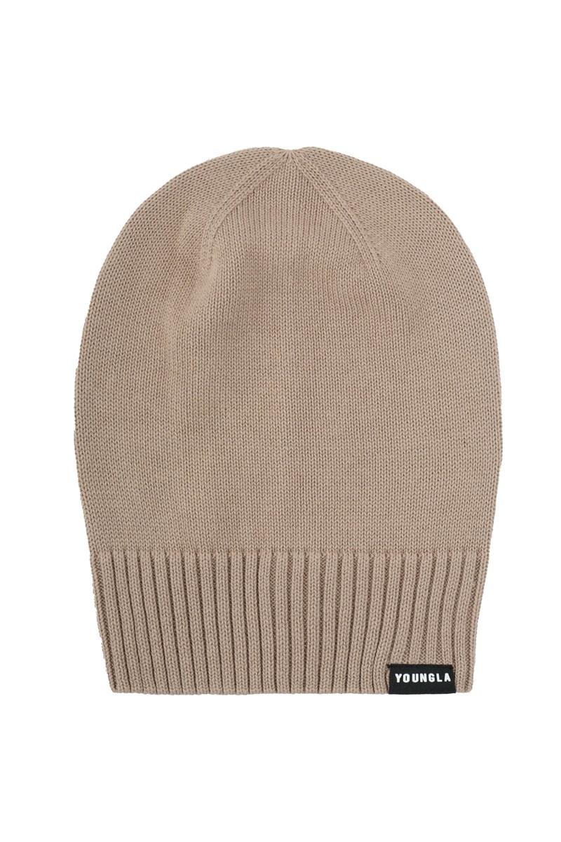 YoungLA 928 Essential Beanies Camel | 5189326-GX