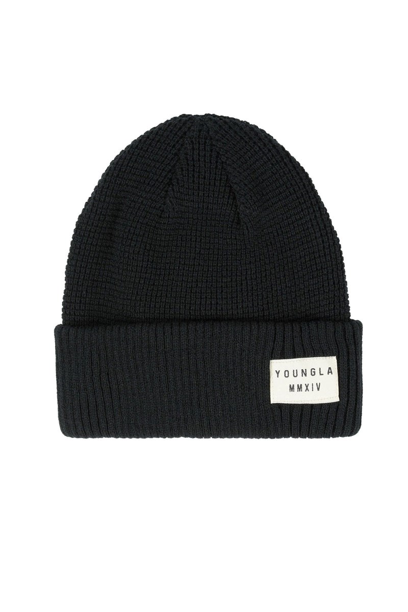 YoungLA 929 Cuffed Beanies Zwart | 7084293-CK