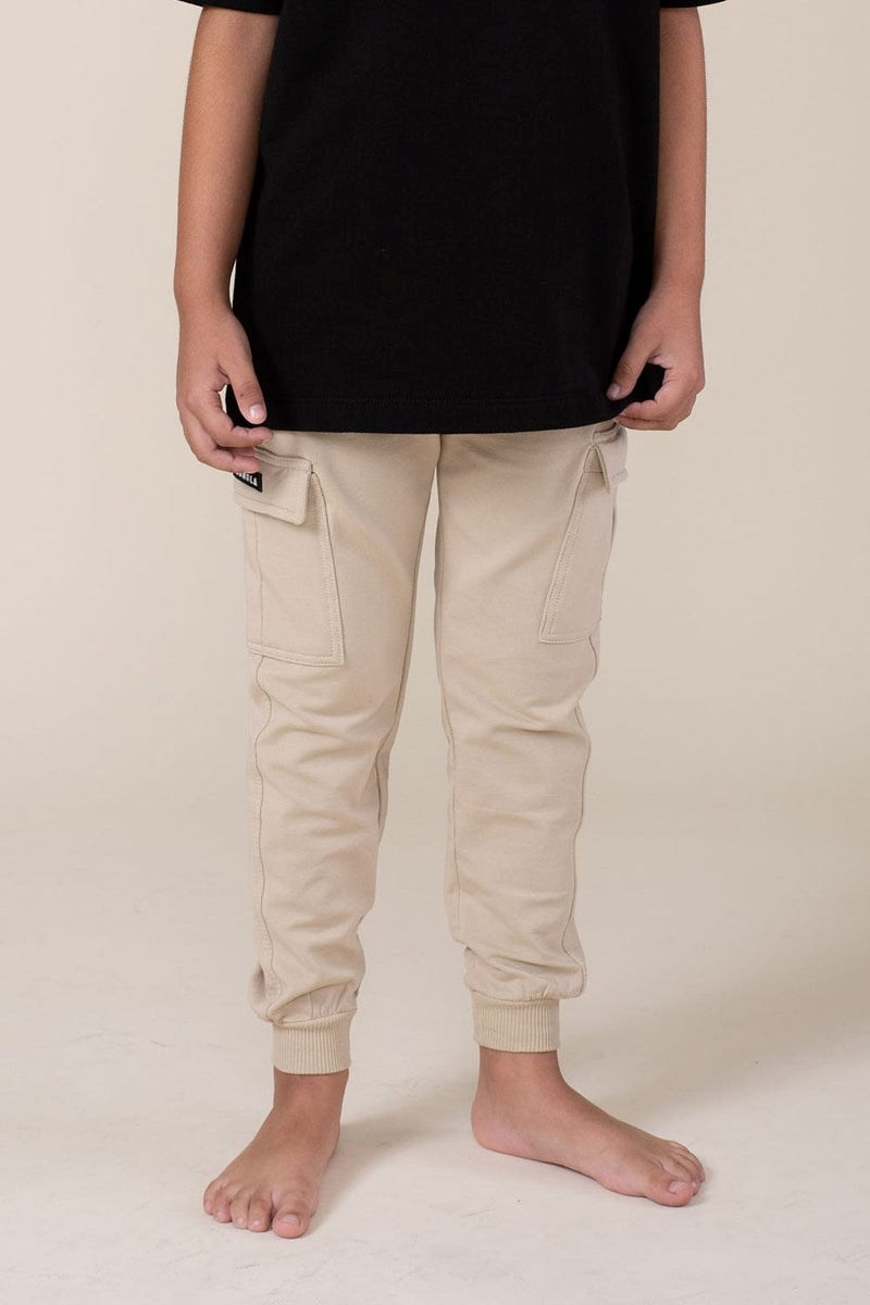 YoungLA L225 Cargo Joggers Sand | 2183405-XL