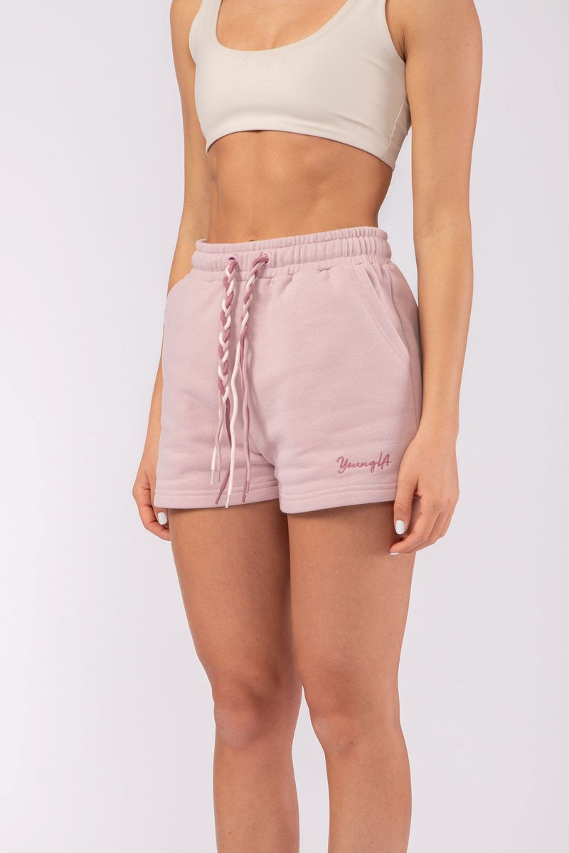 YoungLA W107 Triple String Shorts Roze | 2587946-TJ