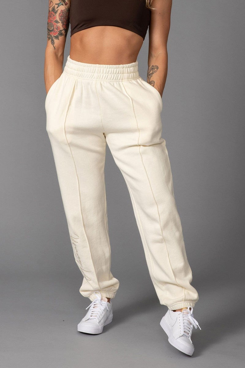 YoungLA W202 - Script Joggers Room Lichtturkoois | 6491287-PL