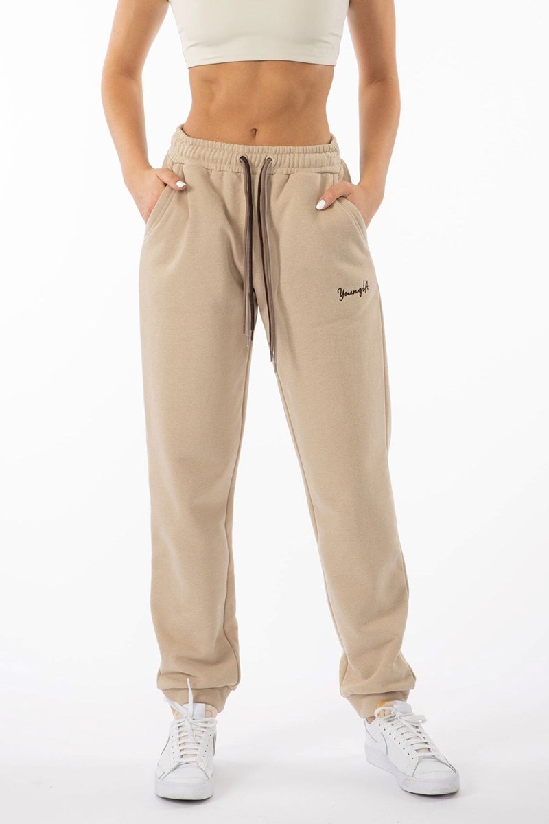 YoungLA W207 Triple String Joggers Licht | 1684052-MV