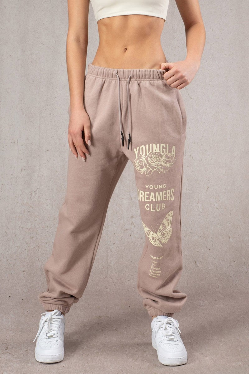 YoungLA W211 Dreamers Joggers Dusty Mauve | 6073548-WO