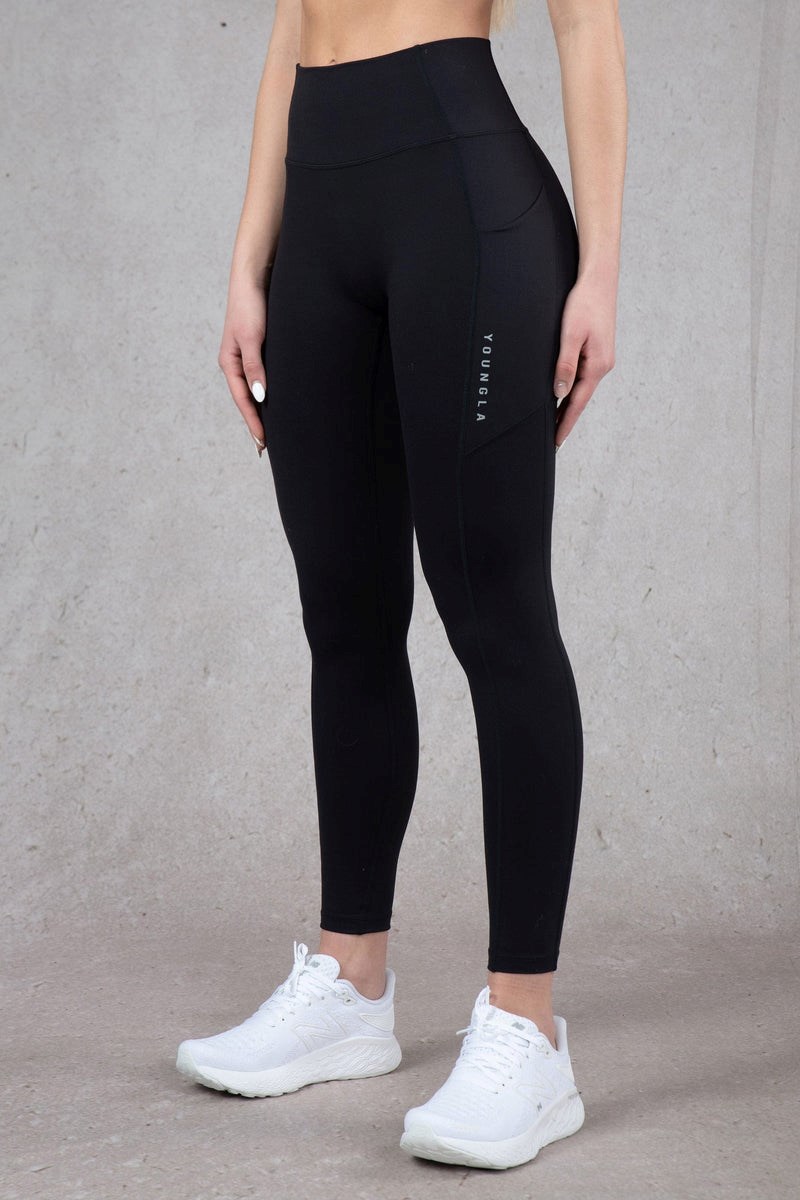 YoungLA W214 Power Leggings Zwart | 6154739-QH