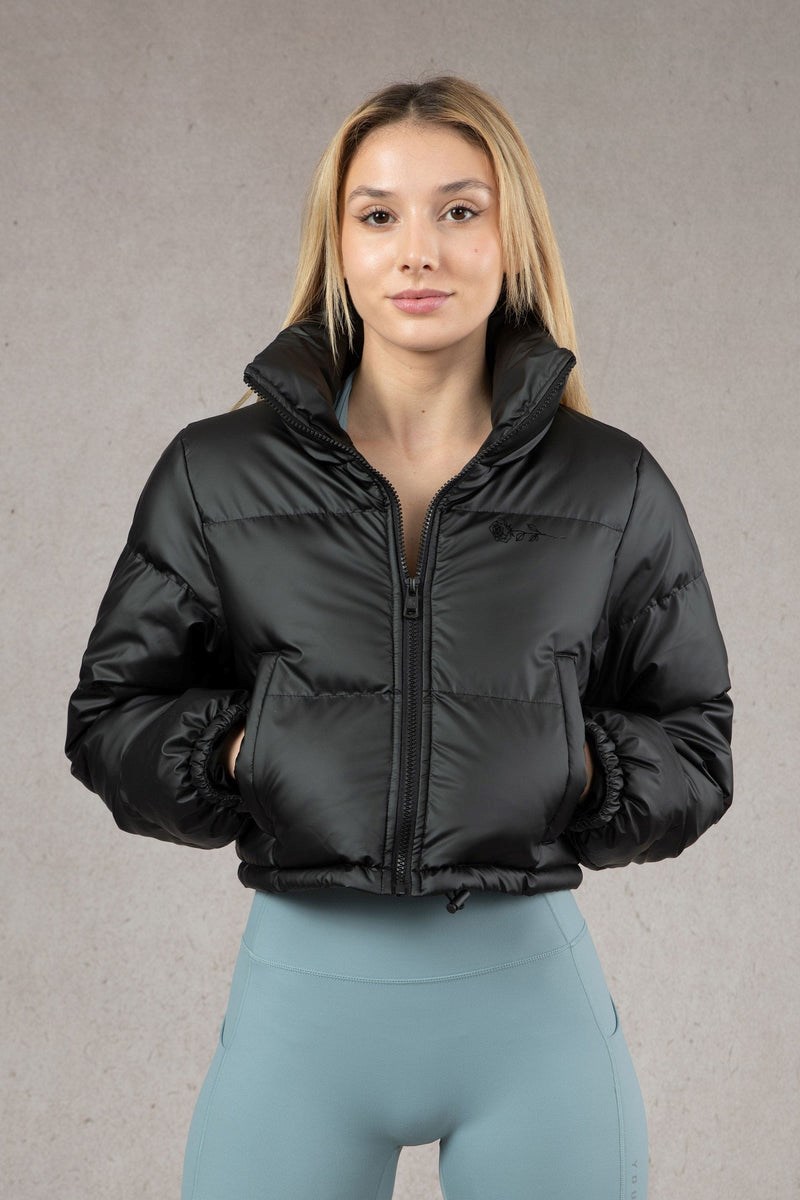 YoungLA W511 Rosita Puffer Jacket Zwart | 5039164-IA