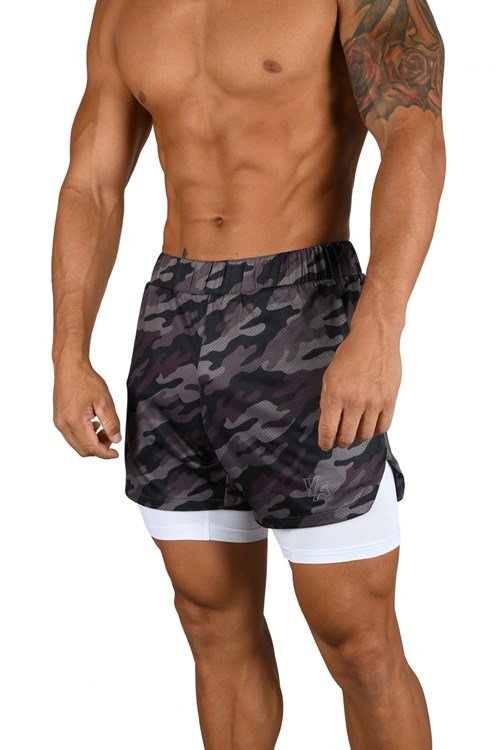 YoungLA 105 Compression Shorts 2.0 Zwart | 1043579-OR