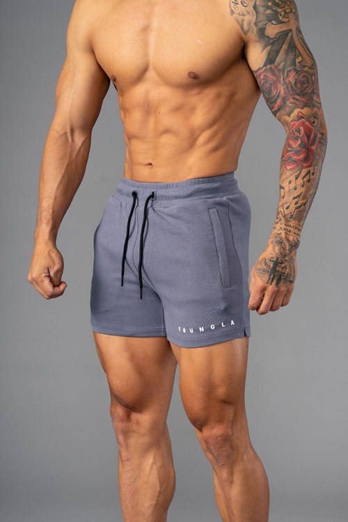 YoungLA 113 The Perfect Kort Shorts Grijs | 7582093-WK