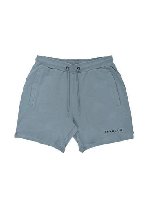 YoungLA 118 The Perfect Shorts Grijs Blauw | 3645297-ZP