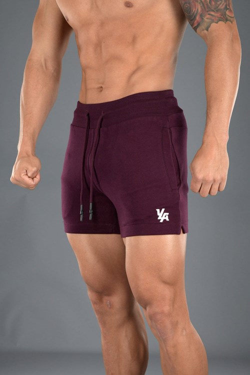 YoungLA 126 Interlock Shorts Plum | 5089623-ZY